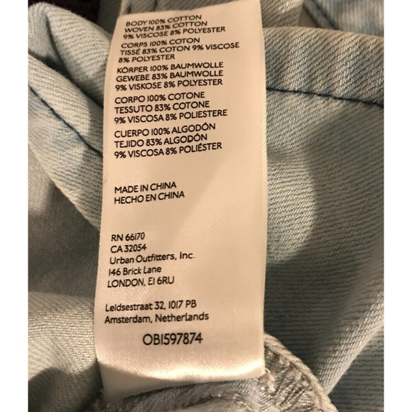 Anthropologie Pilcro Layered Blue and White Striped Sweater - Extra Extra Small - Picture 9 of 9